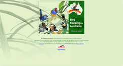 Desktop Screenshot of birdkeepinginaustralia.com